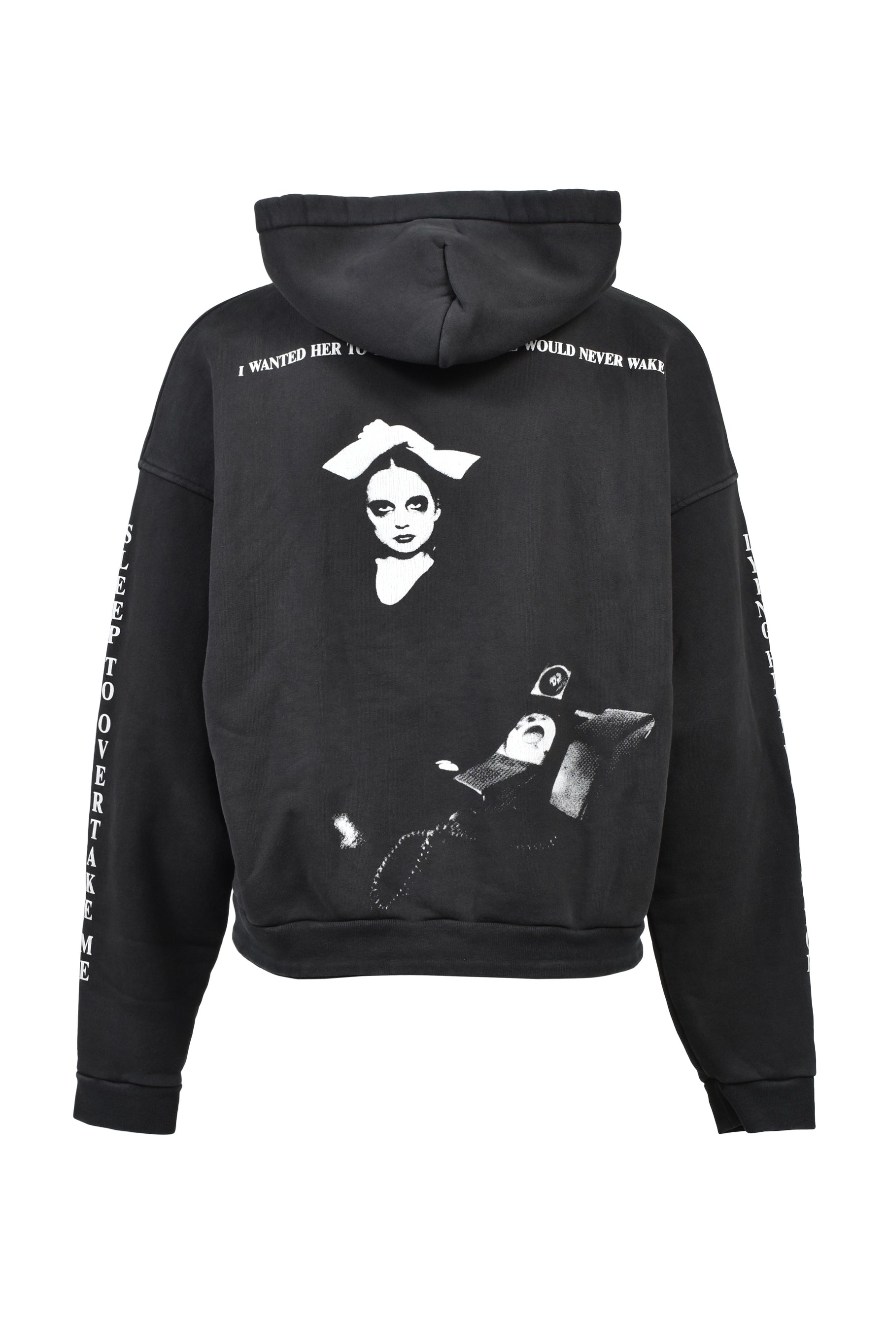 NEVER WAKE ME ZIP HOODIE (EXCLUSIVE) / BLK