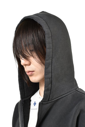 NEVER WAKE ME ZIP HOODIE (EXCLUSIVE) / BLK