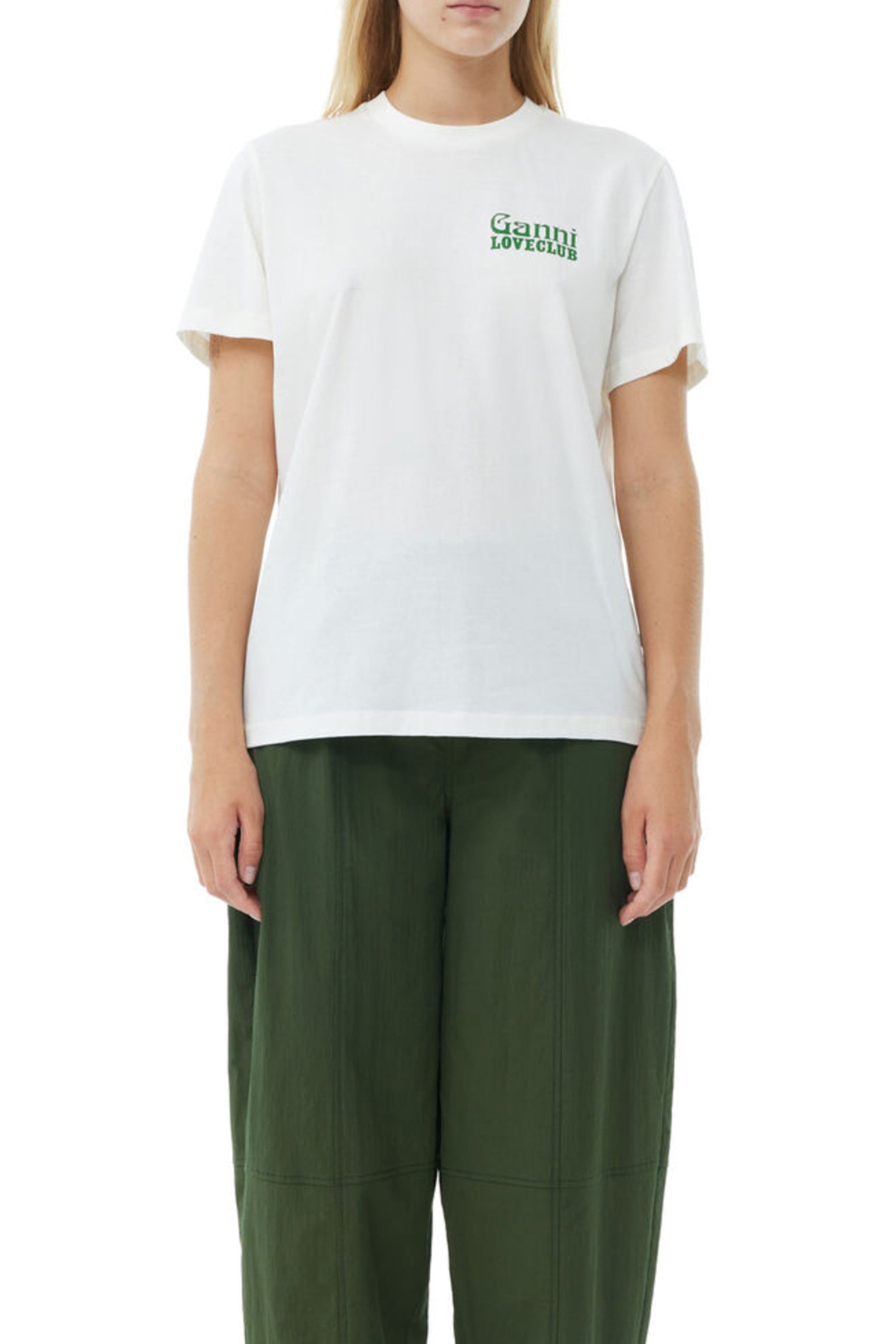 THIN JERSEY LOVECLUB RELAXED T-SHIRT / WHT