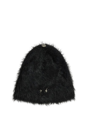 FUR BEANIE / BLK