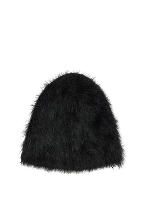 FUR BEANIE / BLK