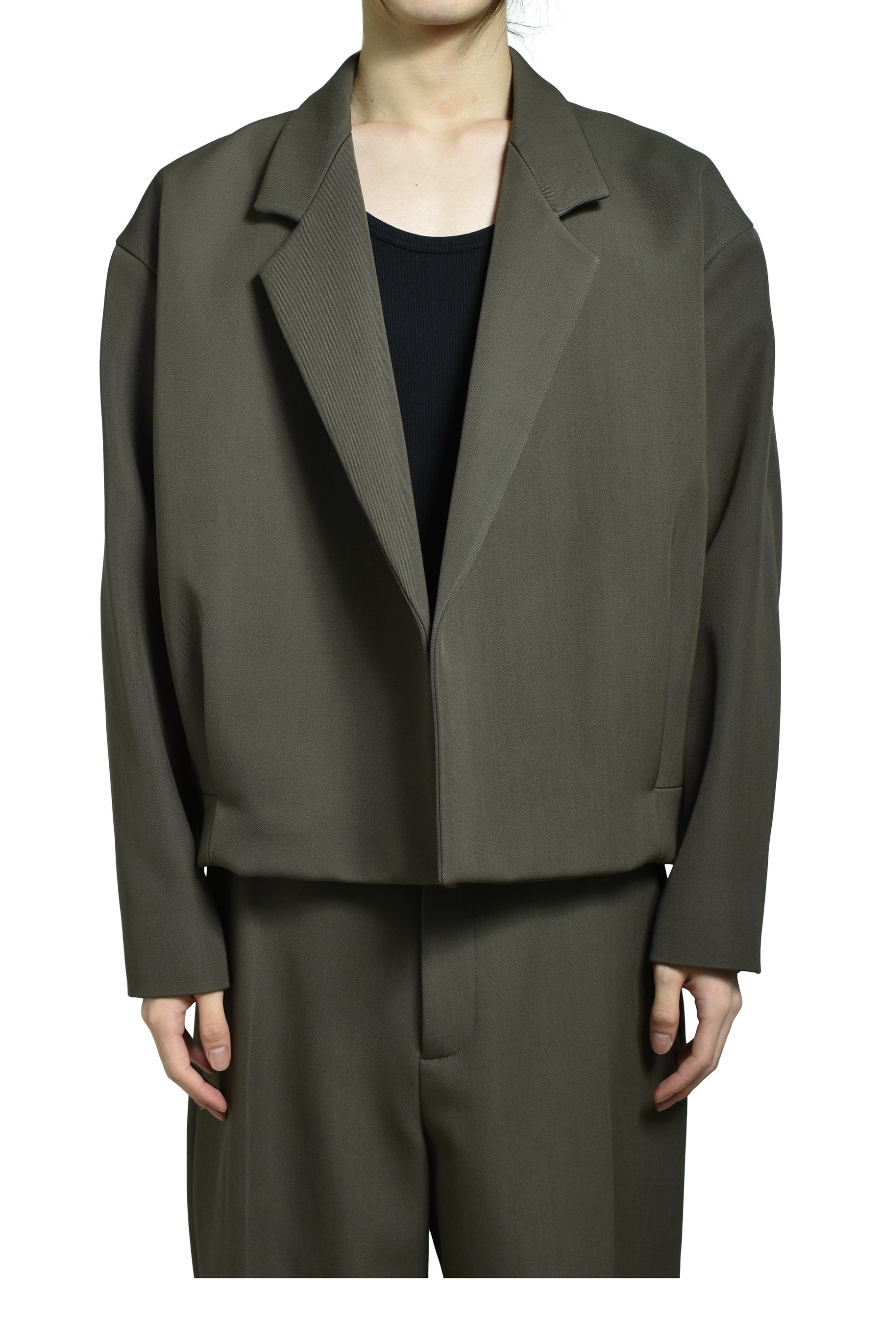 CROPPED BLAZER / WILLOW 