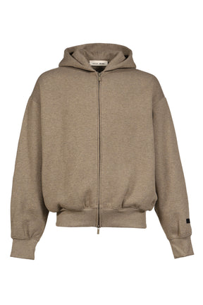 CLASSIC FIT FLEECE ZIP-UP HOODIE / HOMESTEAD HEATHER