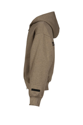 CLASSIC FIT FLEECE ZIP-UP HOODIE / HOMESTEAD HEATHER