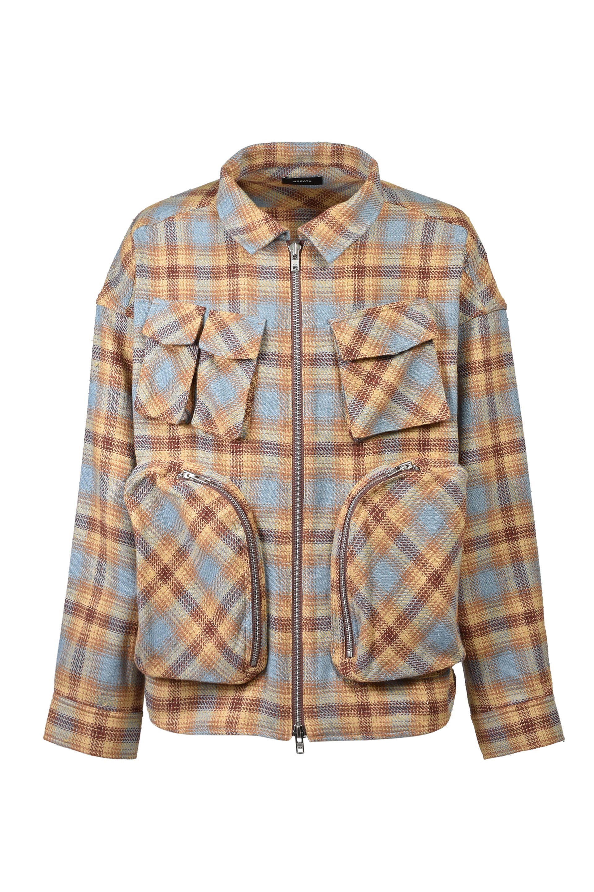 CHECK BDU JACKET / YEL