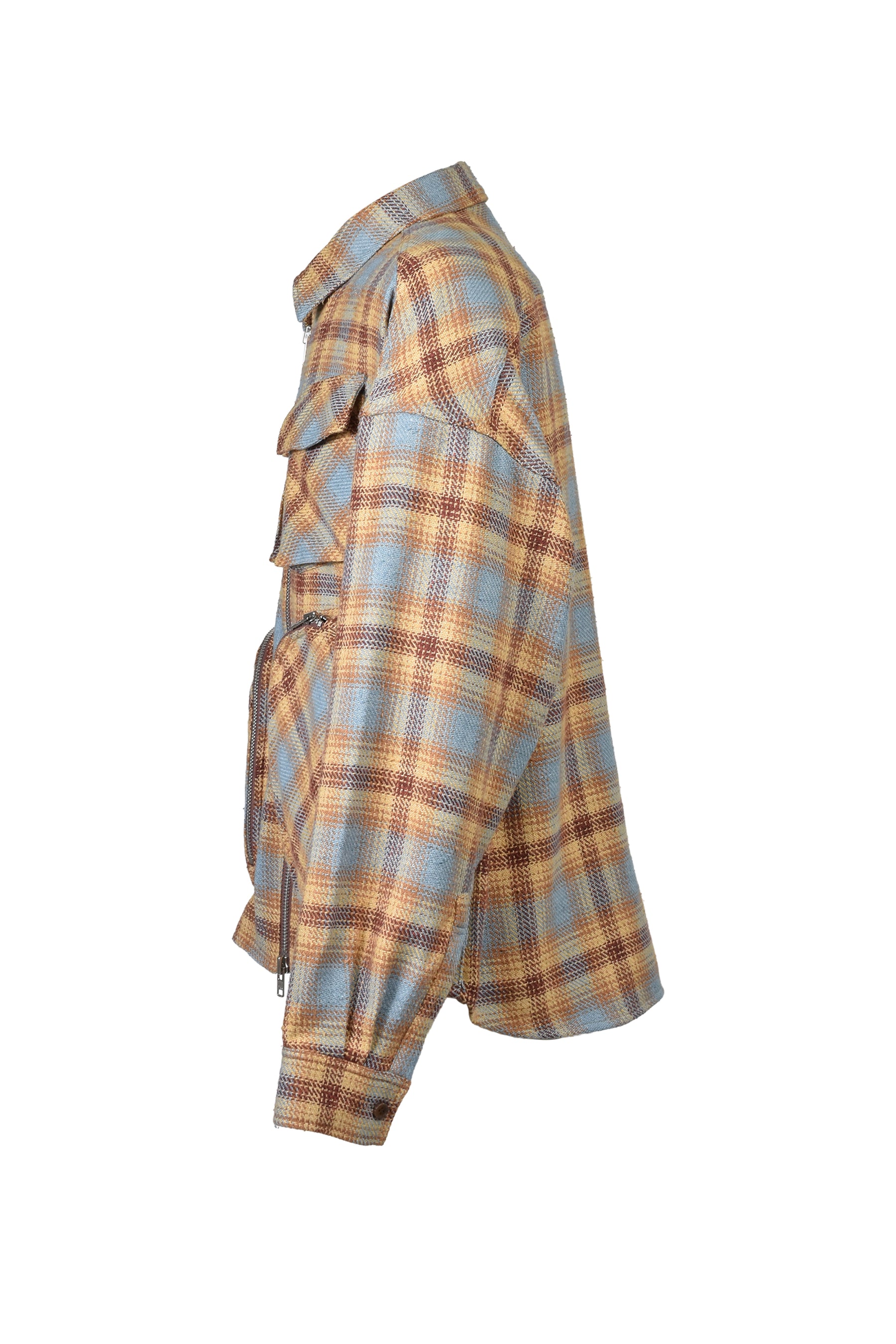 CHECK BDU JACKET / YEL