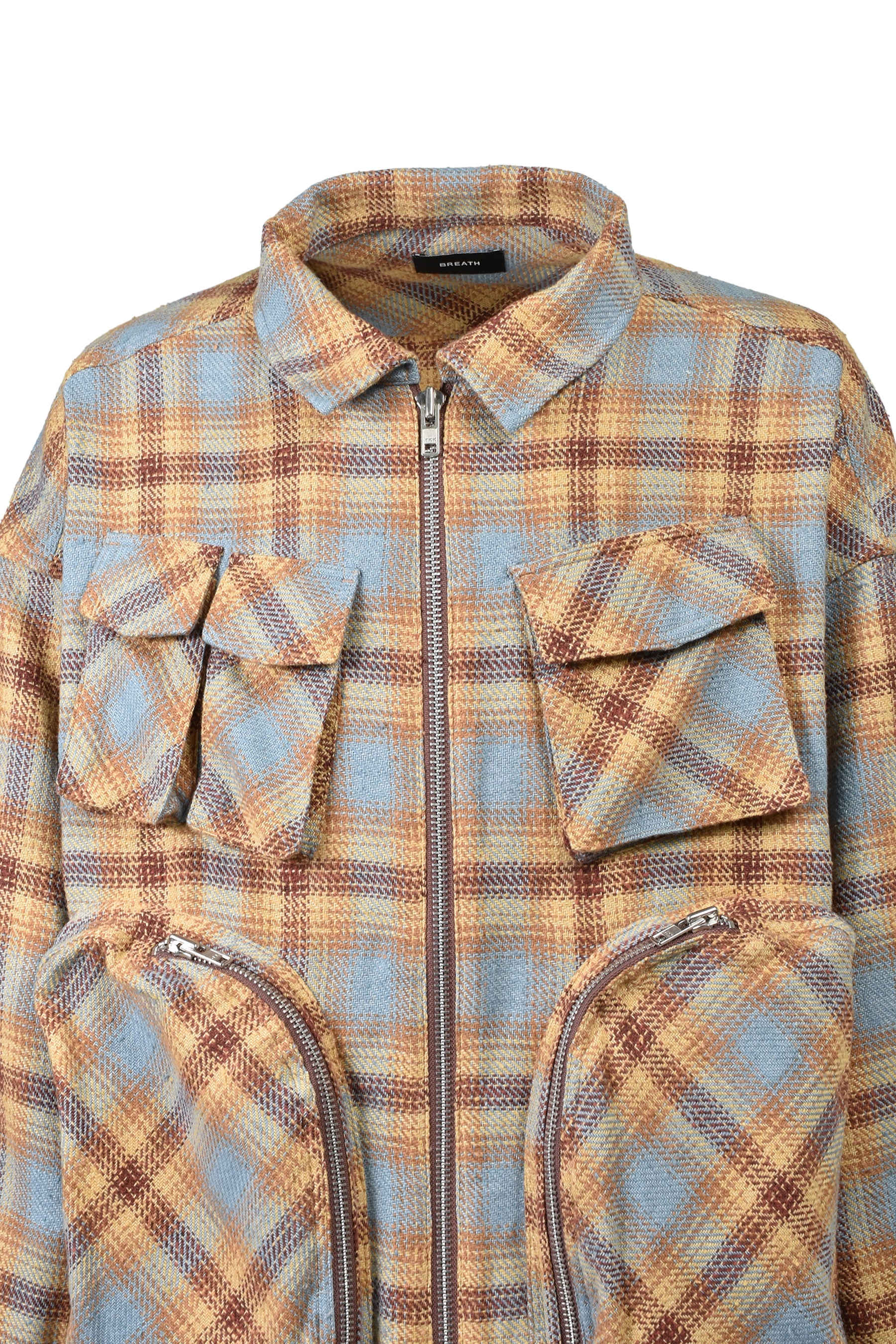 CHECK BDU JACKET / YEL