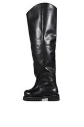 THIGH HIGH BOOTS / BLK