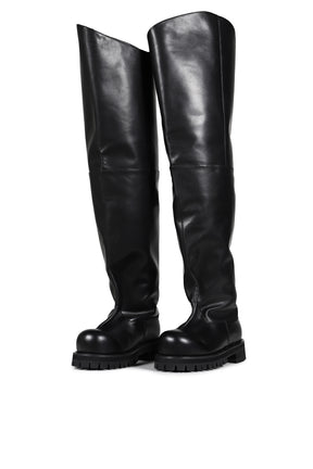 THIGH HIGH BOOTS / BLK