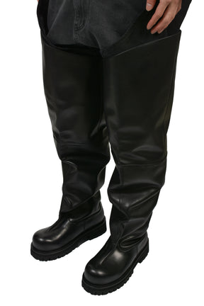 THIGH HIGH BOOTS / BLK