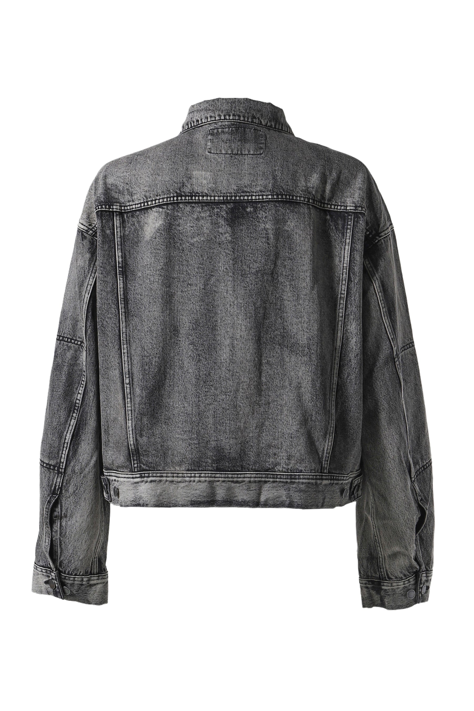 GEM DENIM JACKET / CHARGRILL