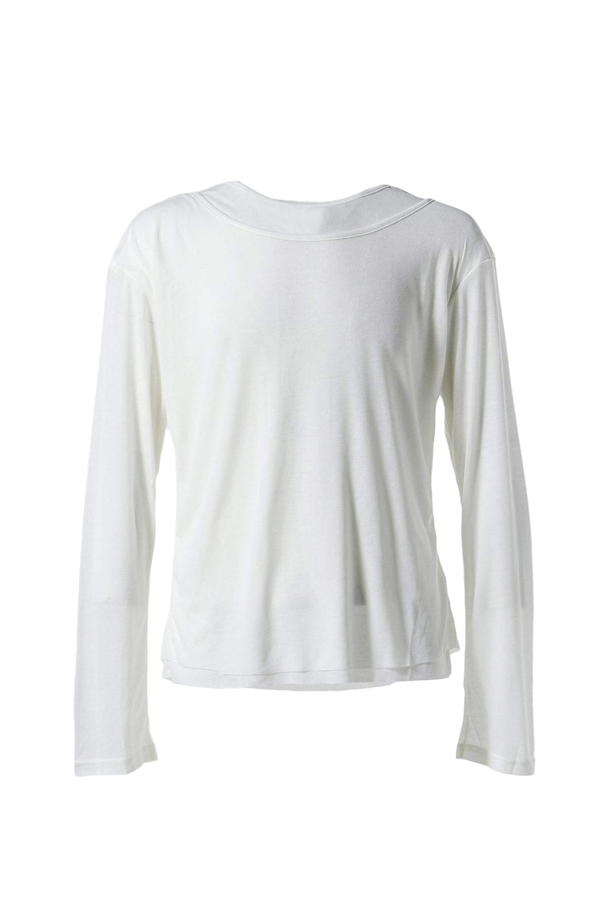 DOUBLE LAYERED LONG SLEEVE / WHT