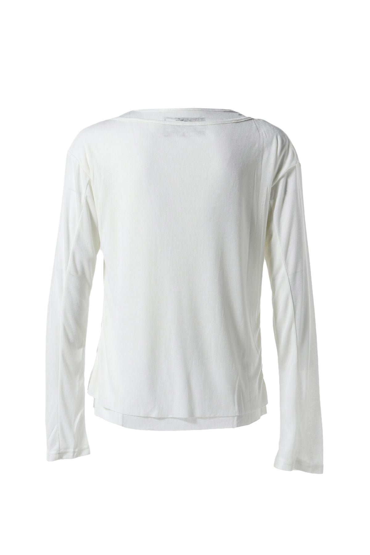 DOUBLE LAYERED LONG SLEEVE / WHT