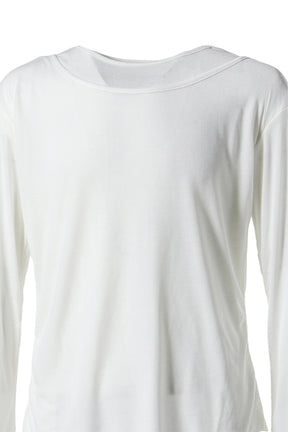 DOUBLE LAYERED LONG SLEEVE / WHT