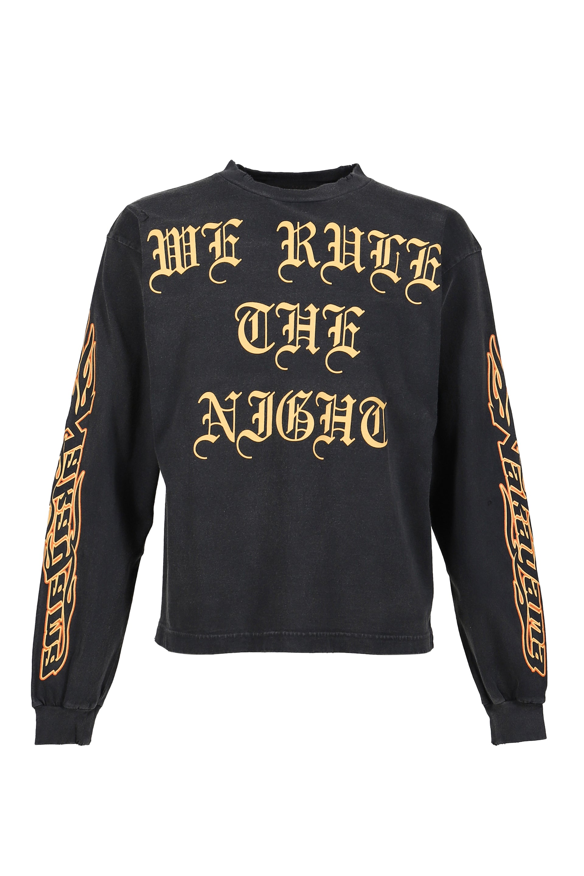 JN FLAME L/S T-SHIRTS (EXCLUSIVE) / BLK