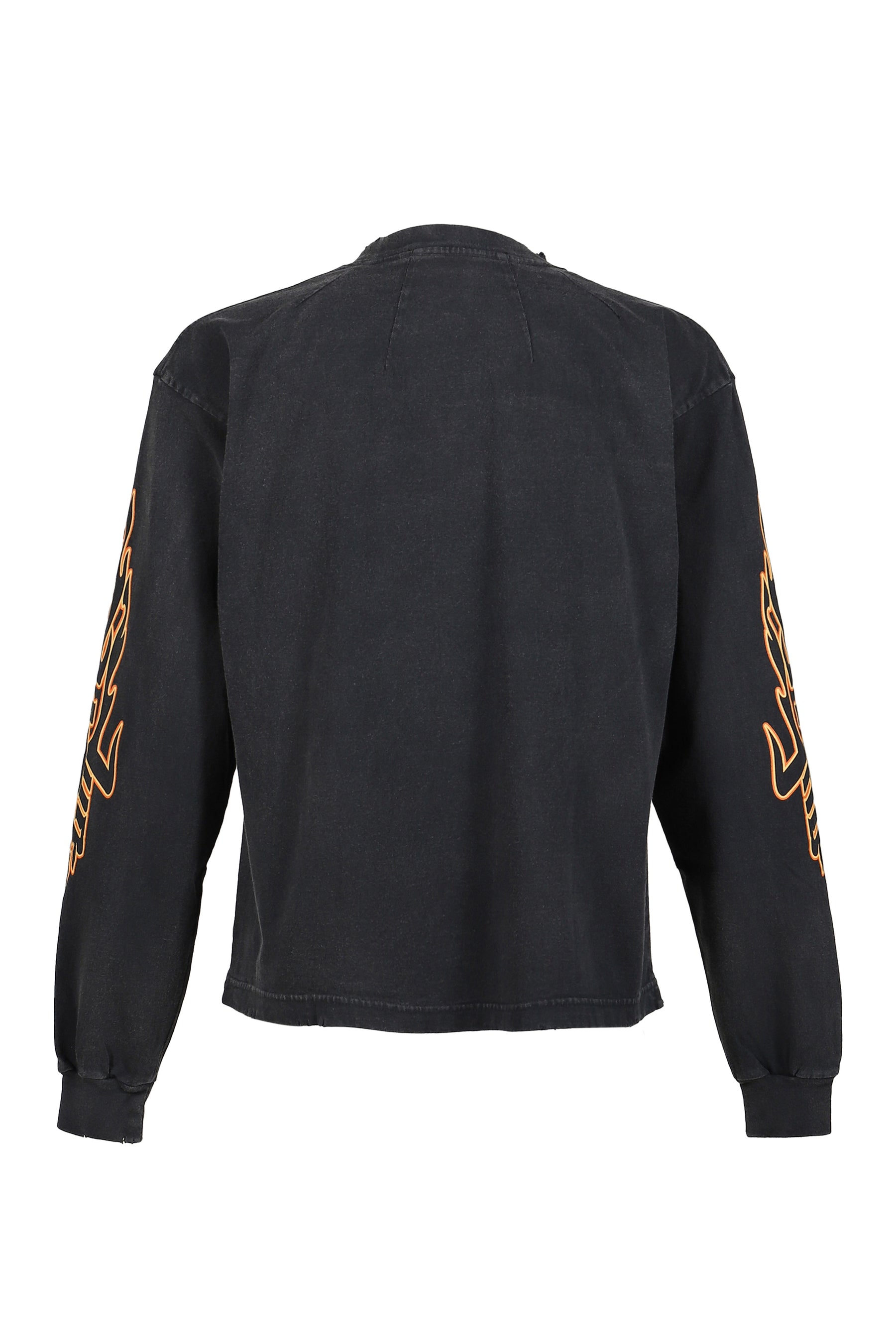 JN FLAME L/S T-SHIRTS (EXCLUSIVE) / BLK