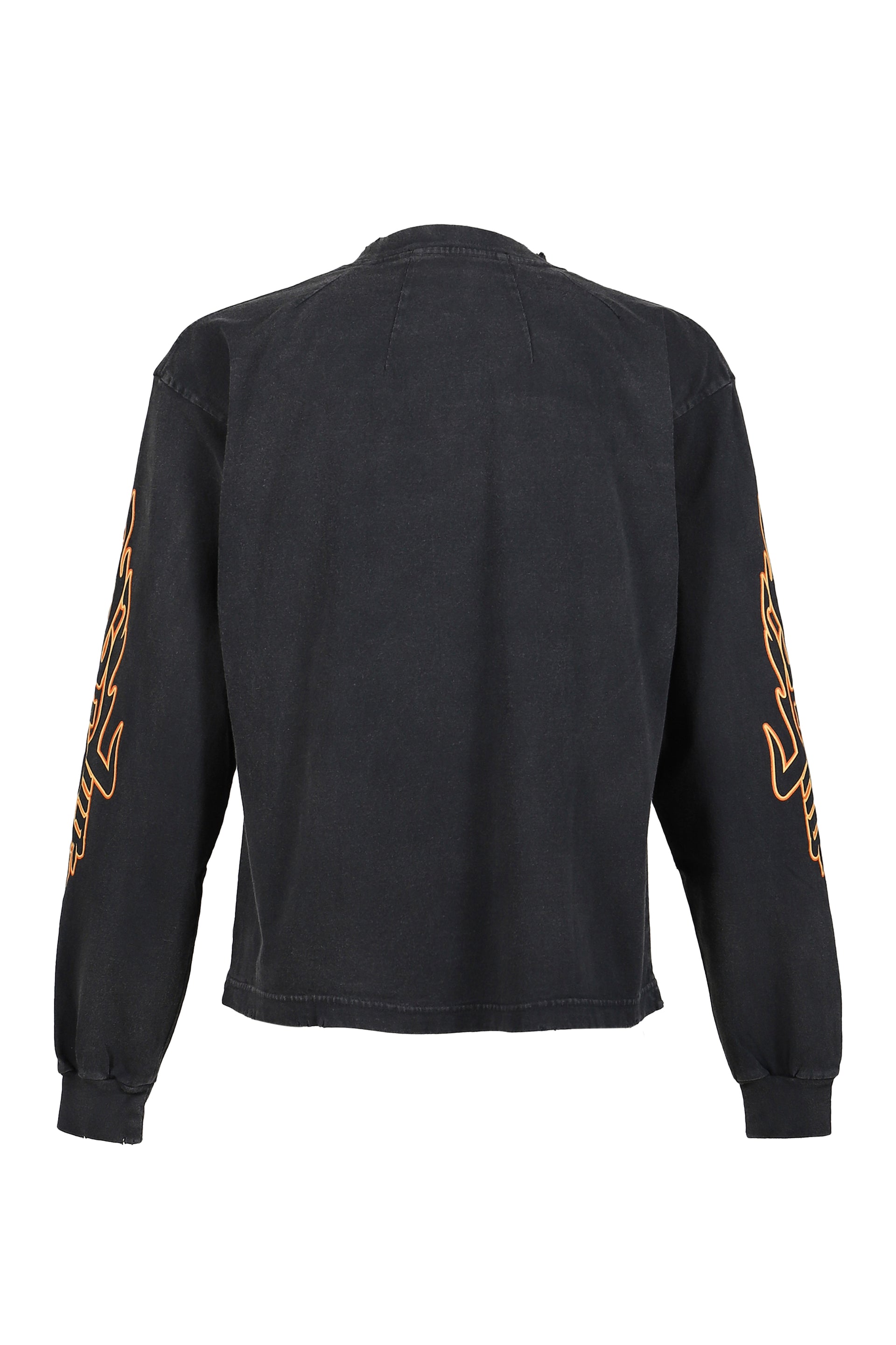 JN FLAME L/S T-SHIRTS (EXCLUSIVE) / BLK