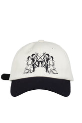 SEESAW KIDS 6-PANEL HAT / CREAM BLK