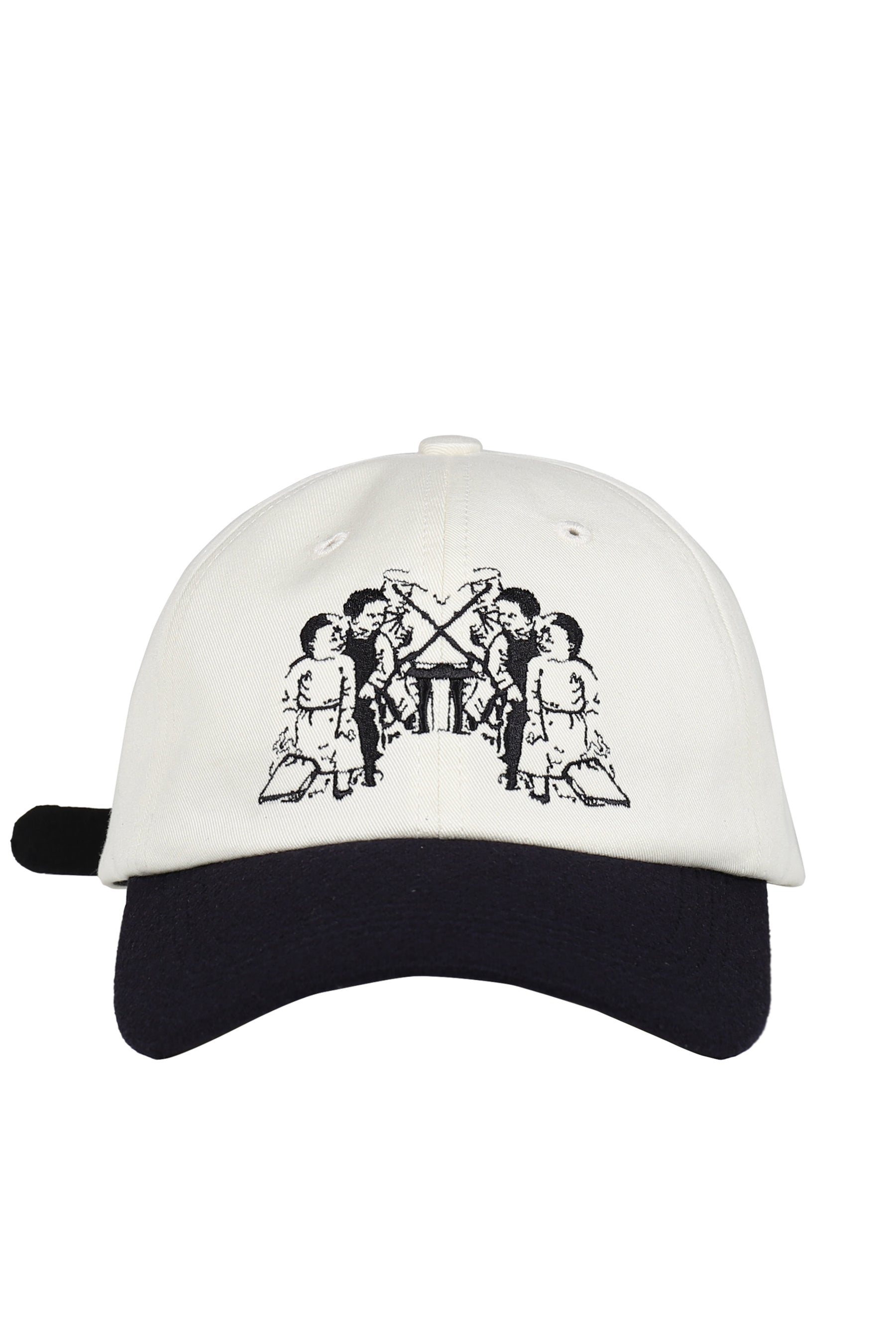 SEESAW KIDS 6-PANEL HAT / CREAM BLK
