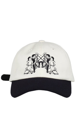SEESAW KIDS 6-PANEL HAT / CREAM BLK