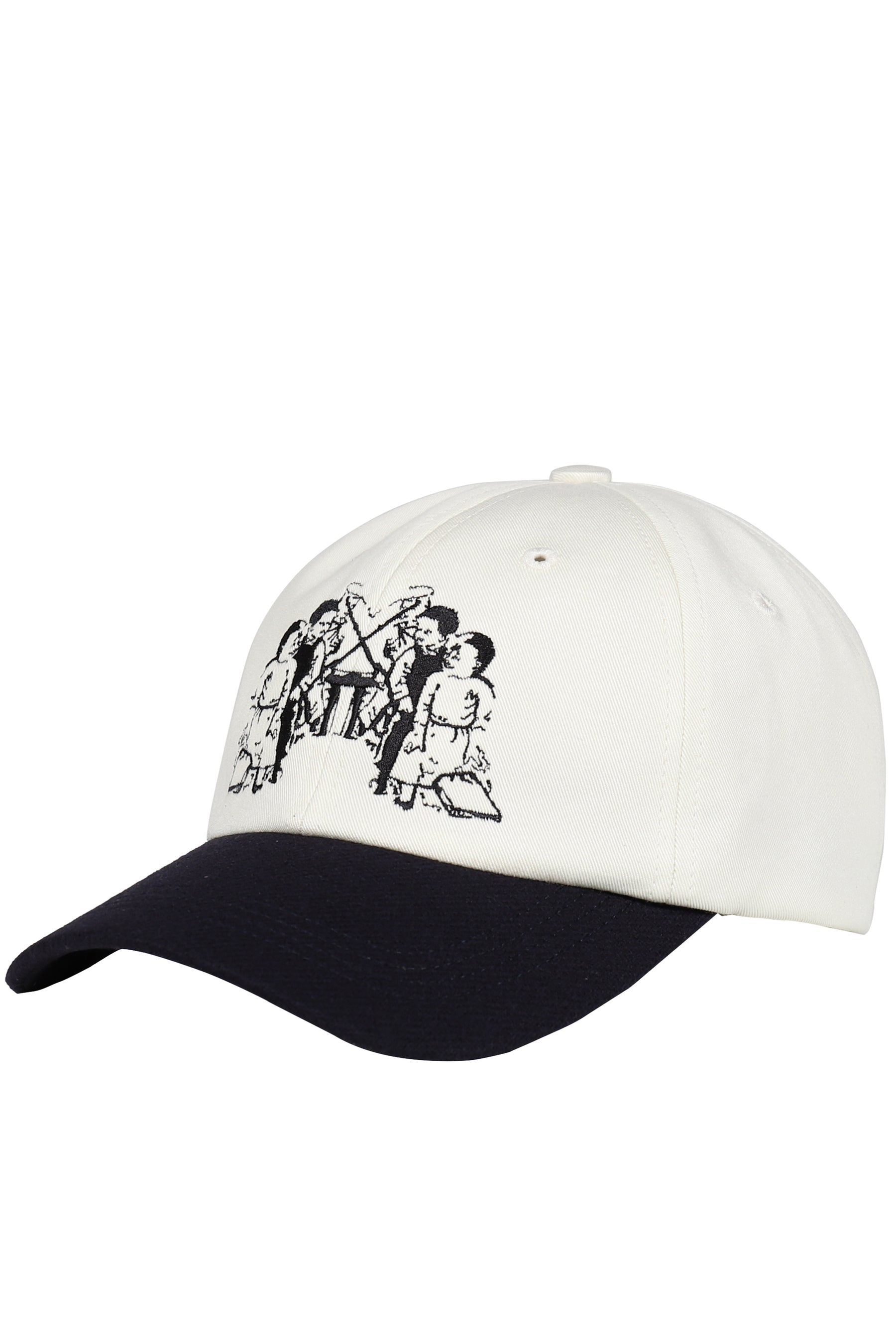 SEESAW KIDS 6-PANEL HAT / CREAM BLK