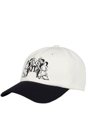 SEESAW KIDS 6-PANEL HAT / CREAM BLK