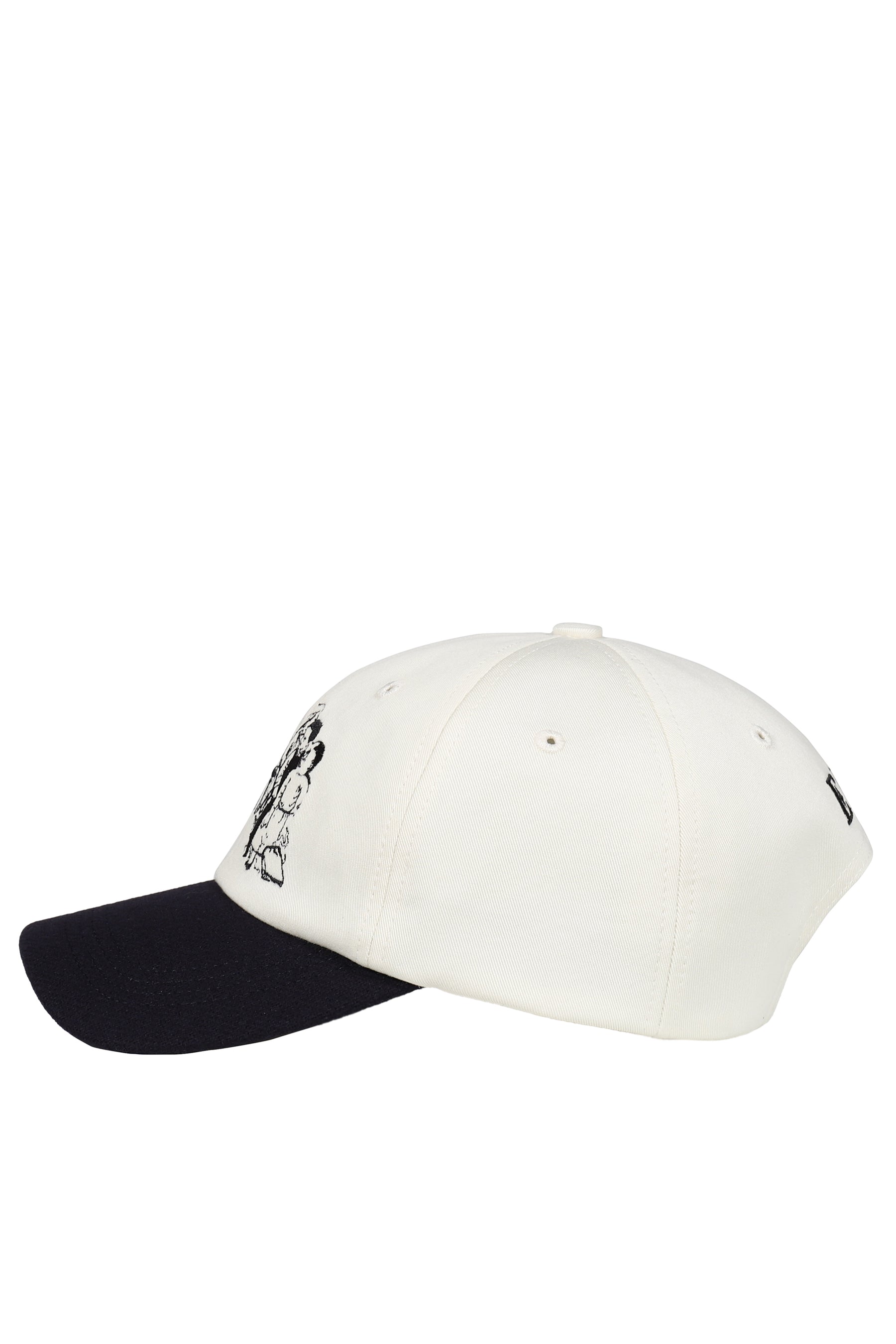 SEESAW KIDS 6-PANEL HAT / CREAM BLK
