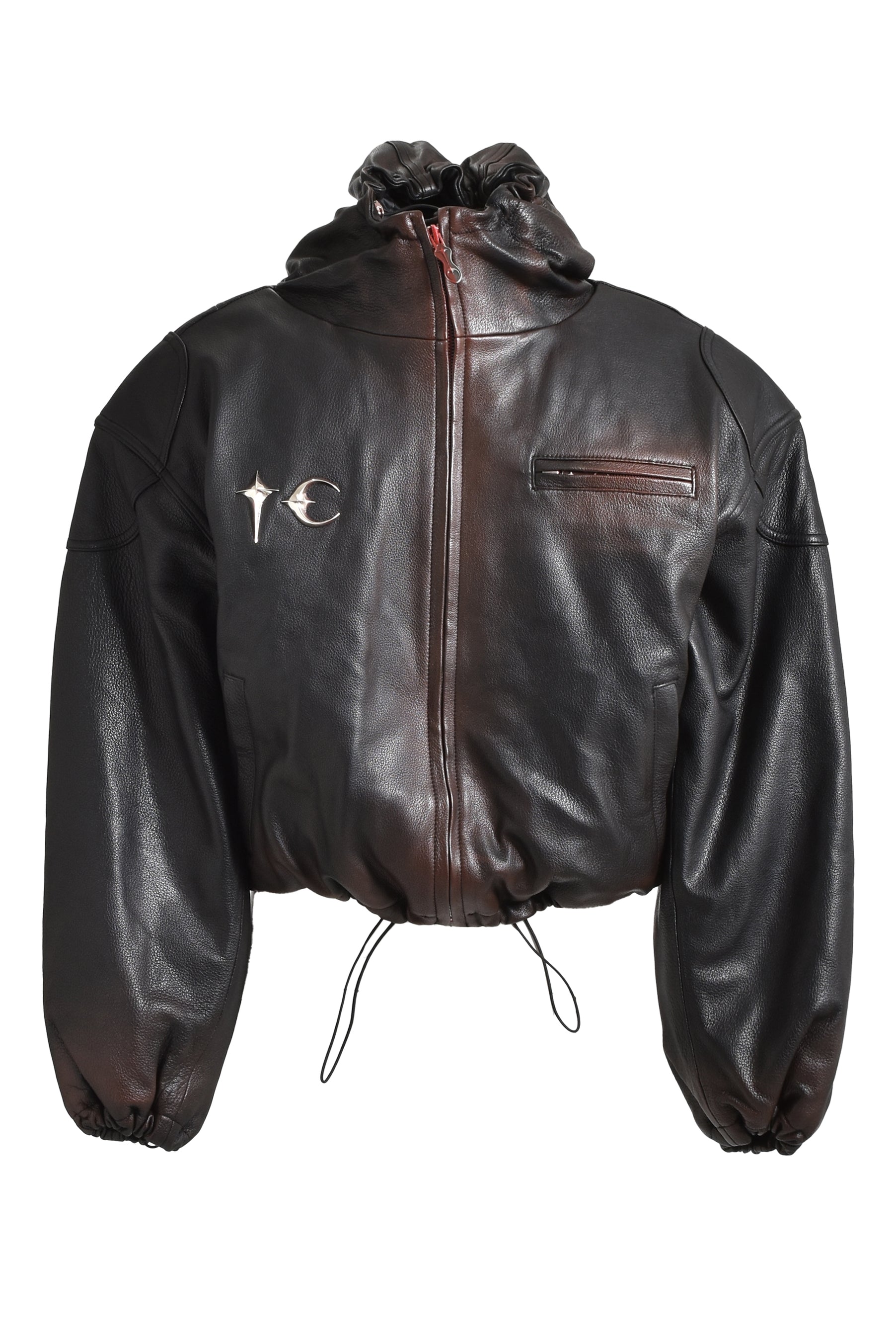 BIG ROCK LEATHER JACKET / BLK