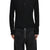 DOUBLE LAYERED LONG SLEEVE (BUTTON) / BLK