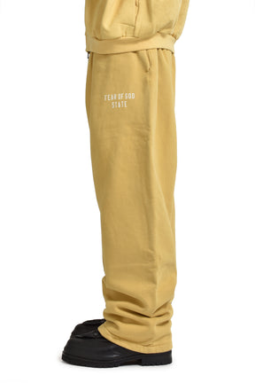 HEAVY FLEECE RELAXED SWEATPANT / AMBER