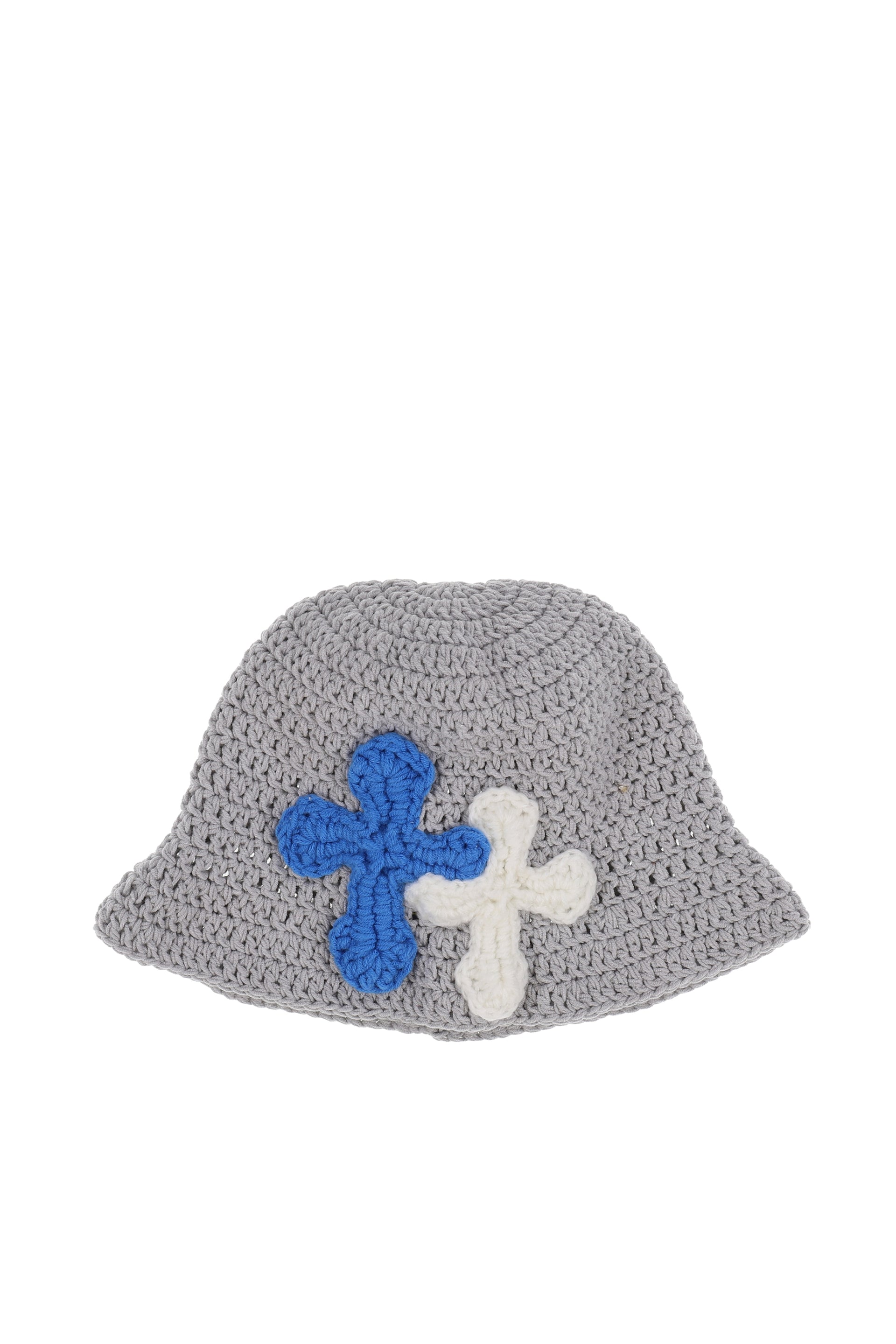 YARN FW25 NUBIAN Exclusive 3D CROSS KNITHAT / GRY - NUBIAN