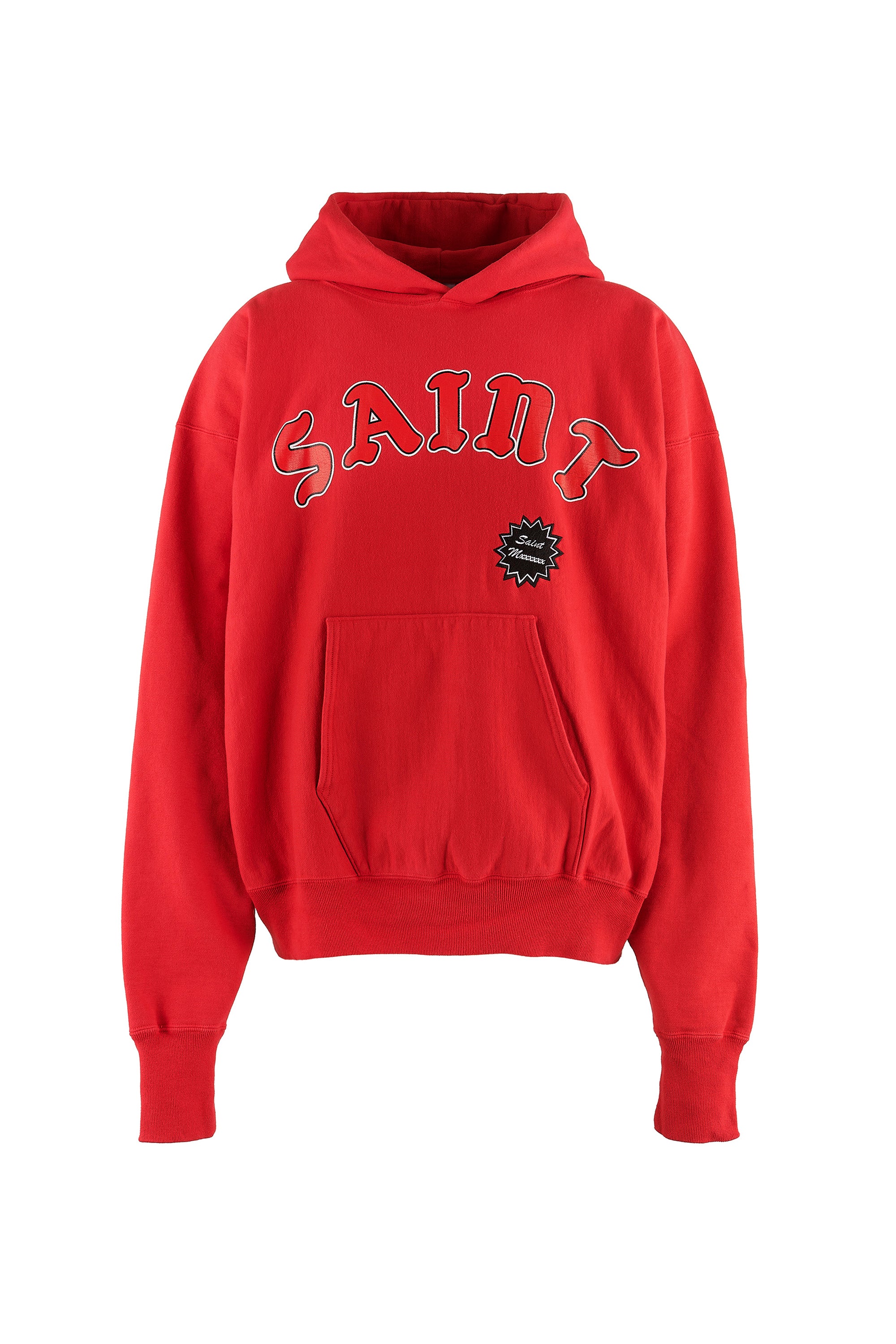 SAINT Mxxxxxx セントマイケル SS24 HOODIE/ARCH SAINT / RED - NUBIAN