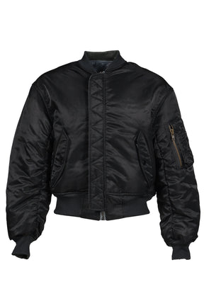 GRAFFITI REVERSIBLE BOMBER JACKET / GRN