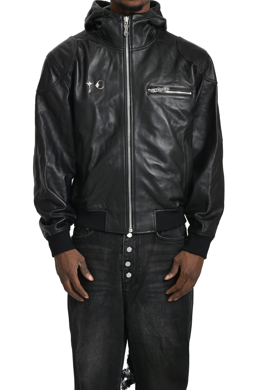 THUG CLUB(サグクラブ) サイズ:2 24AW Bio Soldier Leather Jacket 