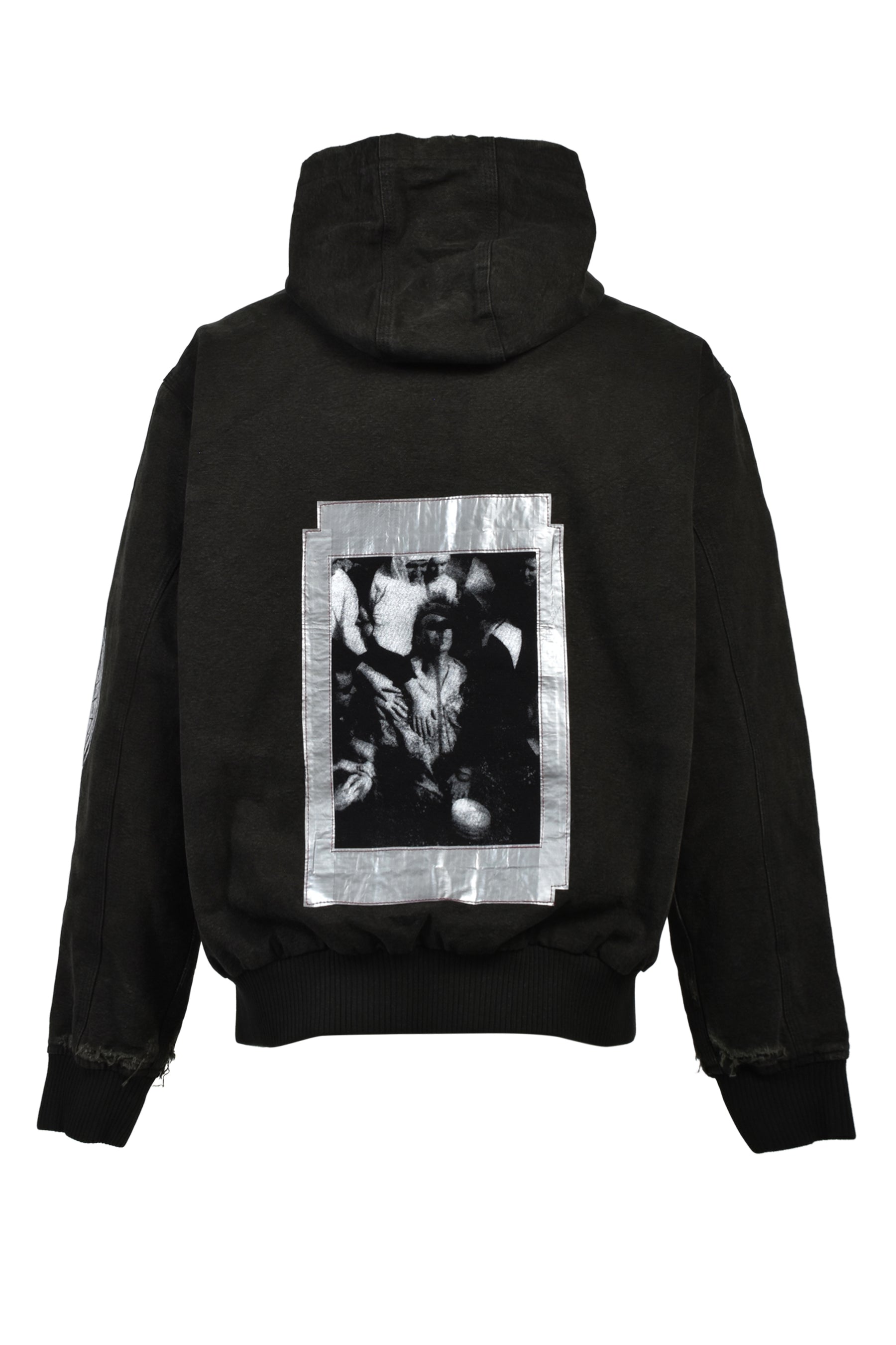 WAR STARTED HOODED WORK JACKET (EXCLUSIVE) / BLK