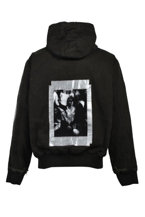 WAR STARTED HOODED WORK JACKET (EXCLUSIVE) / BLK