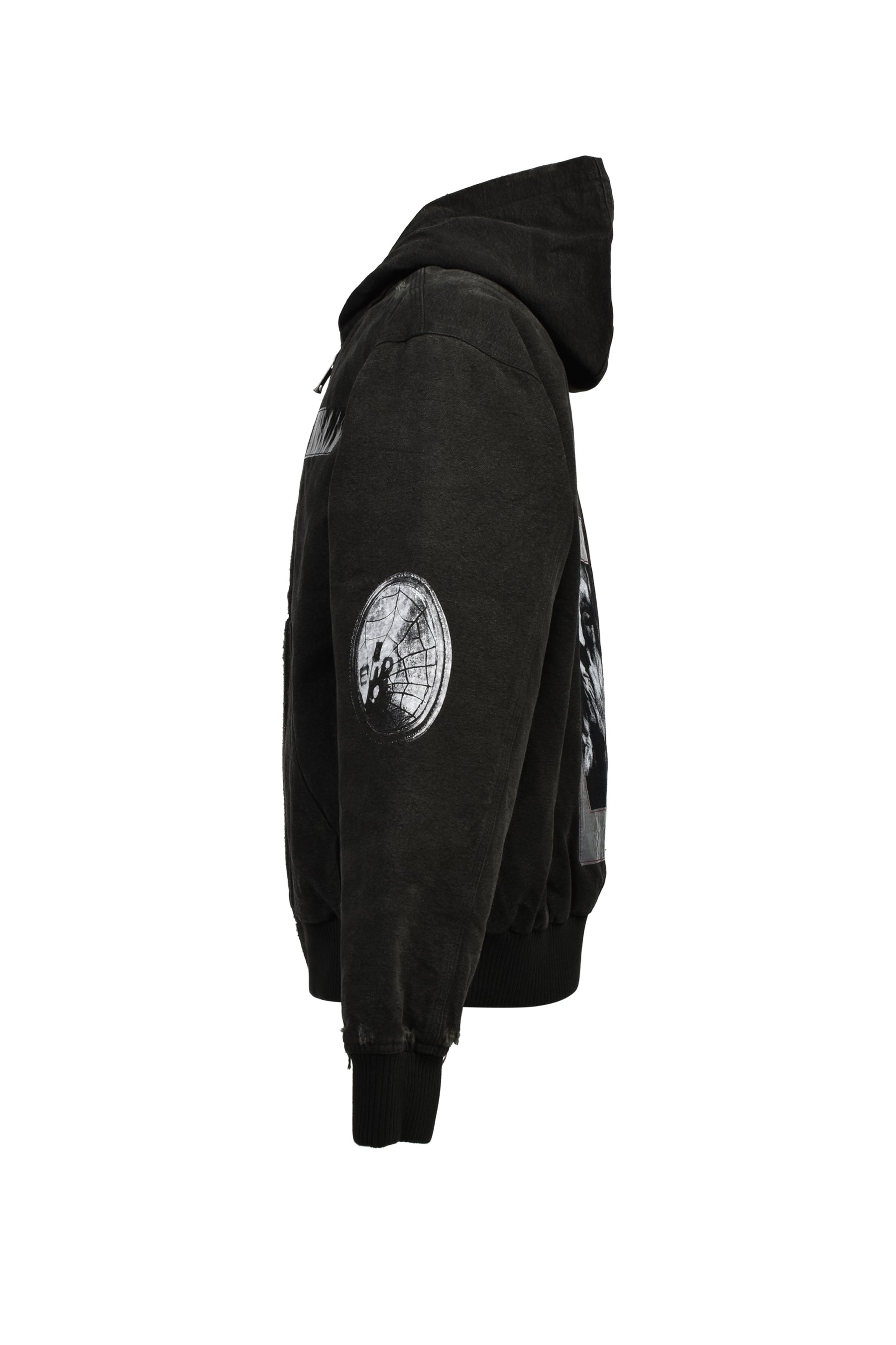 WAR STARTED HOODED WORK JACKET (EXCLUSIVE) / BLK