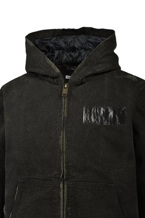 WAR STARTED HOODED WORK JACKET (EXCLUSIVE) / BLK