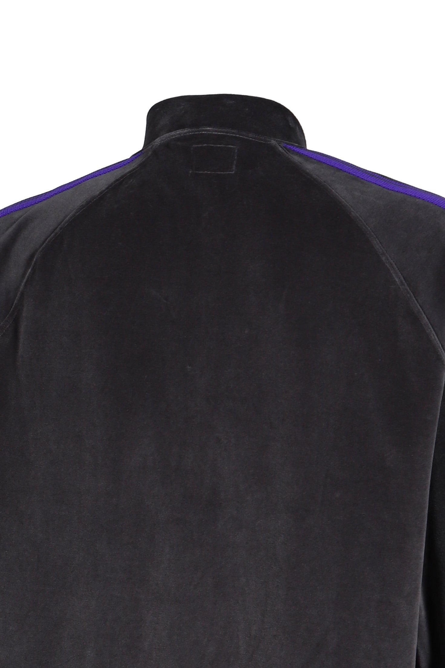 RIB COLLAR TRACK JACKET - C/PE VELOUR / CHA