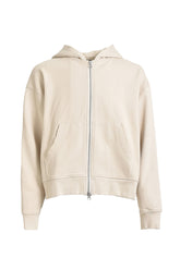 NEWRICH SHORT ZIP HOODIE / BEI