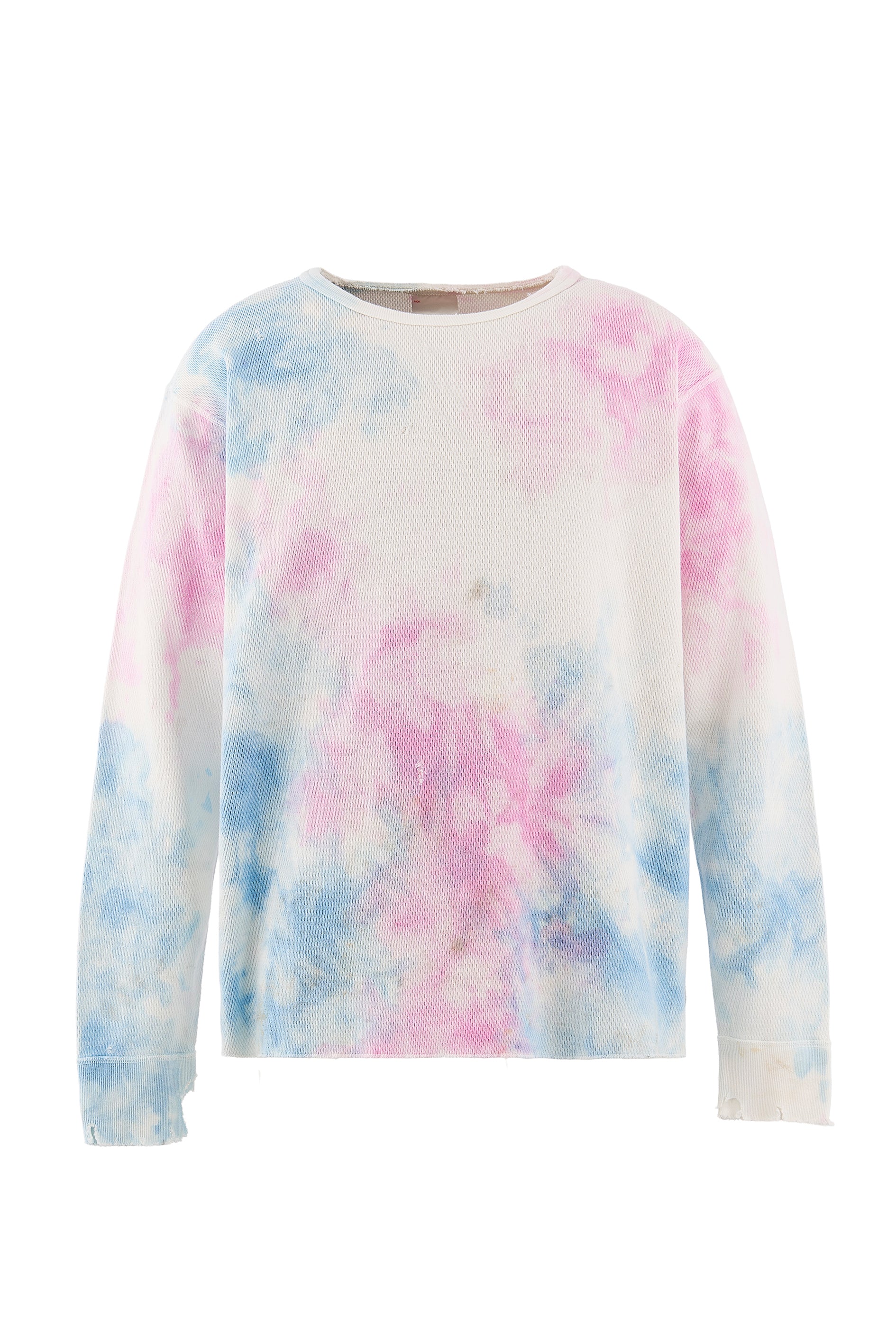SAINT Mxxxxxx Saint Michael SS26 HONEYCOMB THERMAL SHIRT / TIE DYE