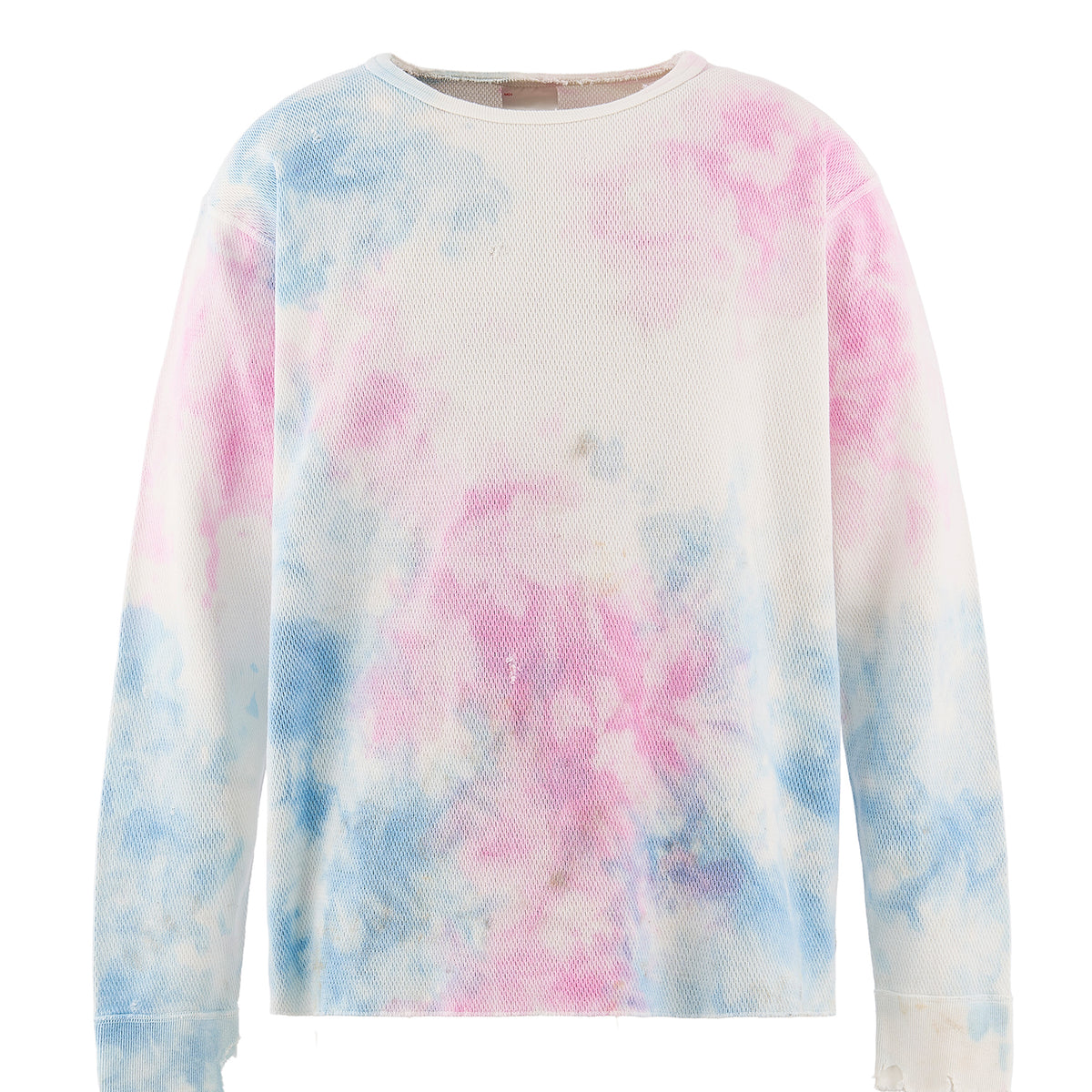 SAINT Mxxxxxx Saint Michael SS26 HONEYCOMB THERMAL SHIRT / TIE DYE