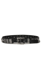 ST. TERESA STUDDED BELT / BLK