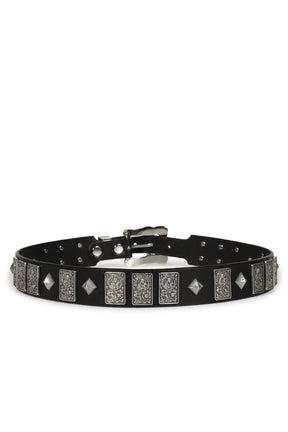 ST. TERESA STUDDED BELT / BLK
