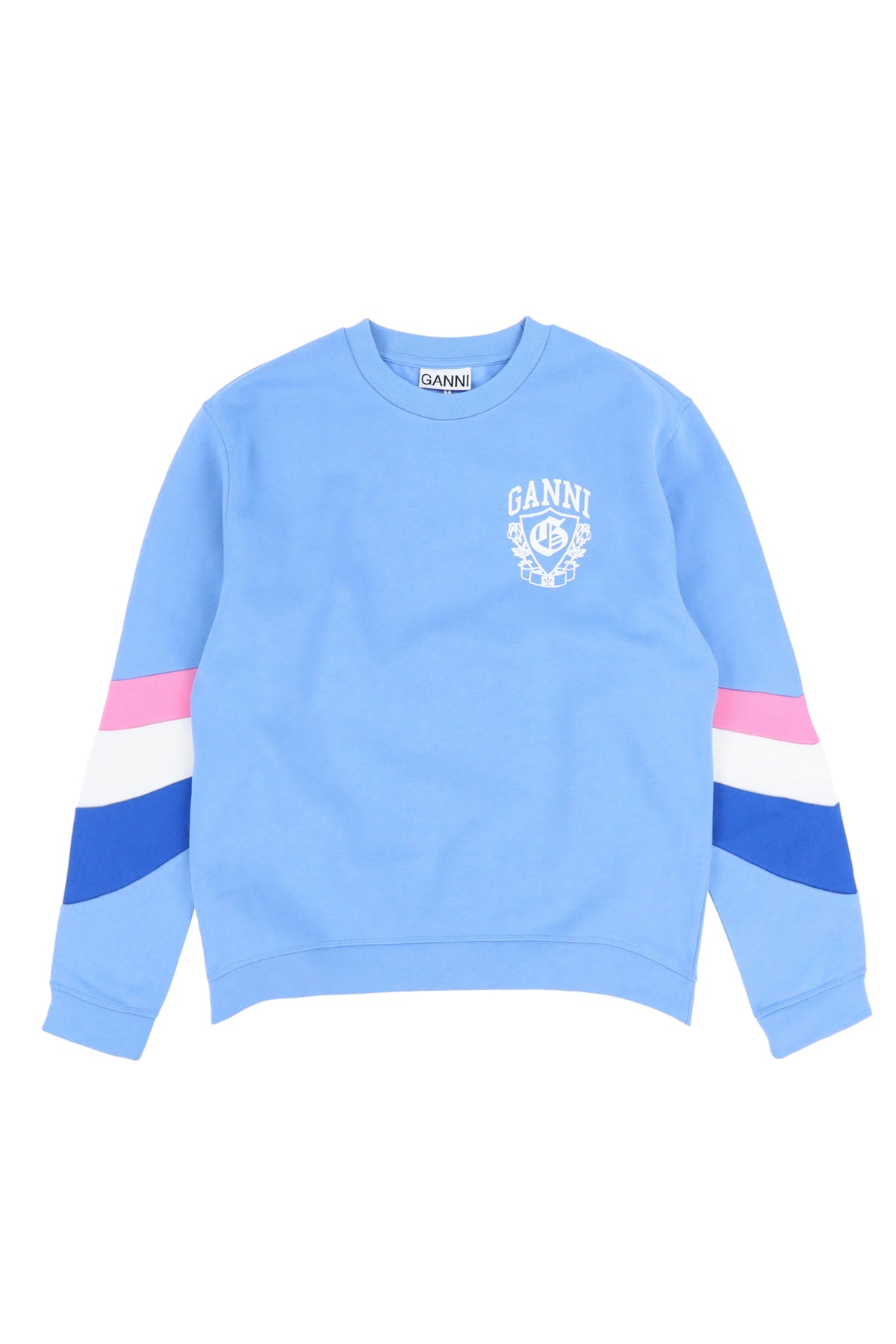 GANNI ガニー FW23 ISOLI GANNI SWEATSHIRT / BLU -NUBIAN