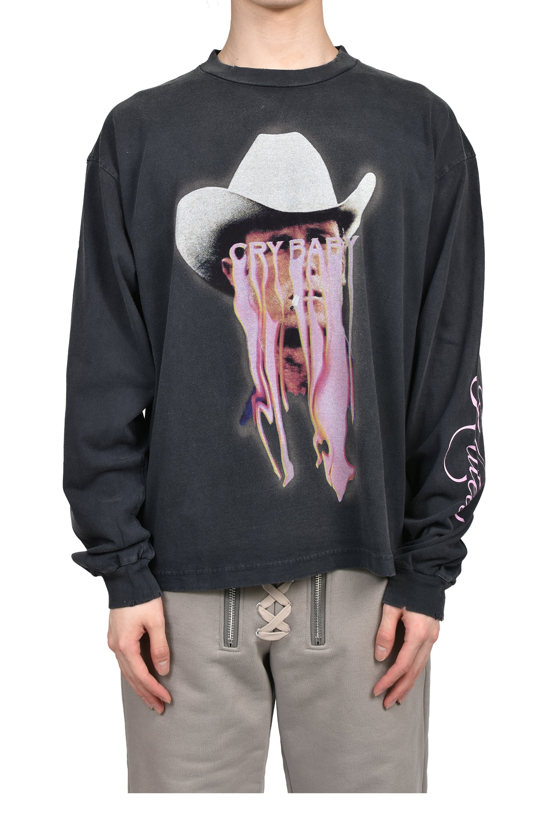 LOCALLY HATED L/S T-SHIRTS (EXCLUSIVE) / BLK