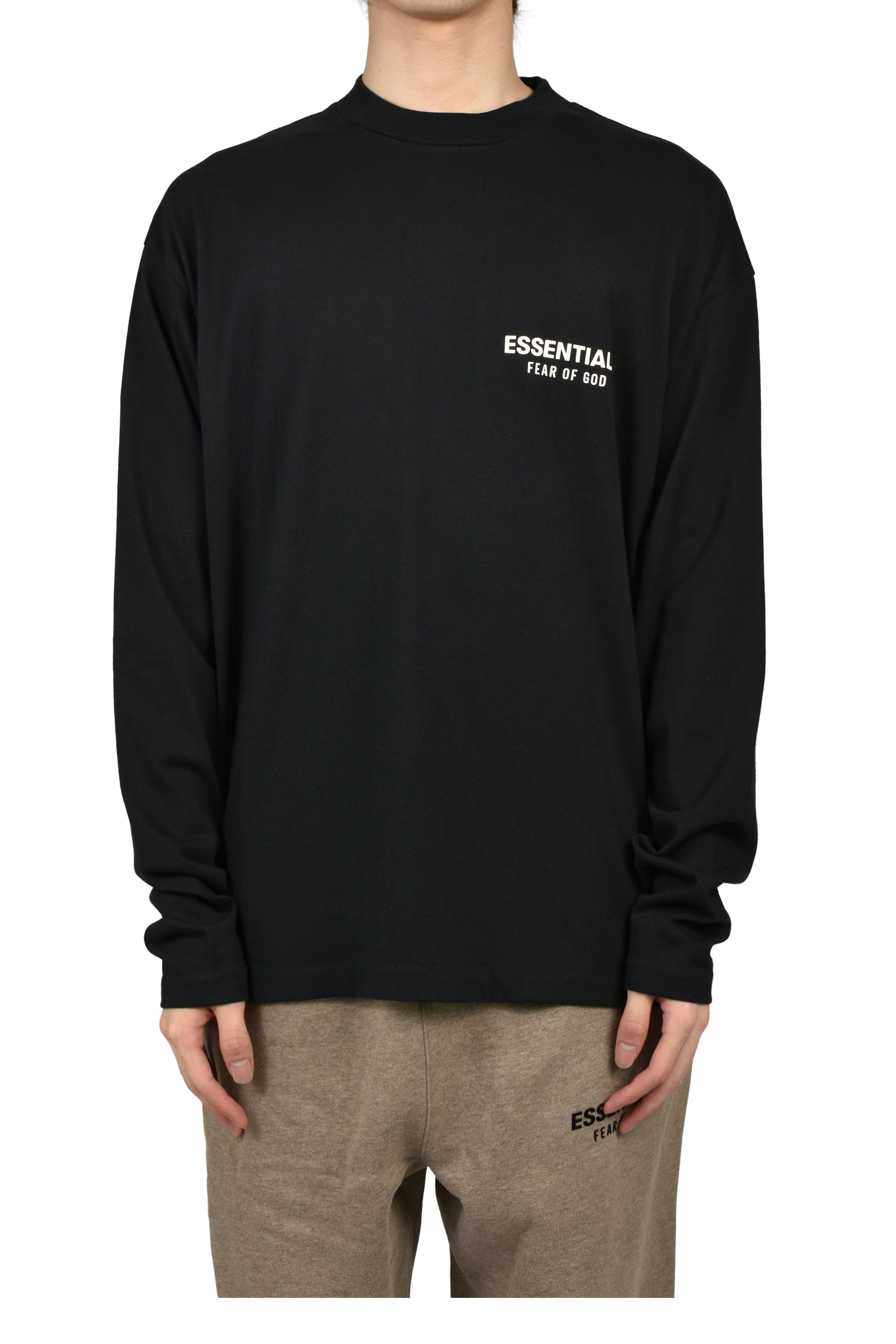 CLASSIC FIT LONG SLEEVE T-SHIRT / VTG BLK / WHT