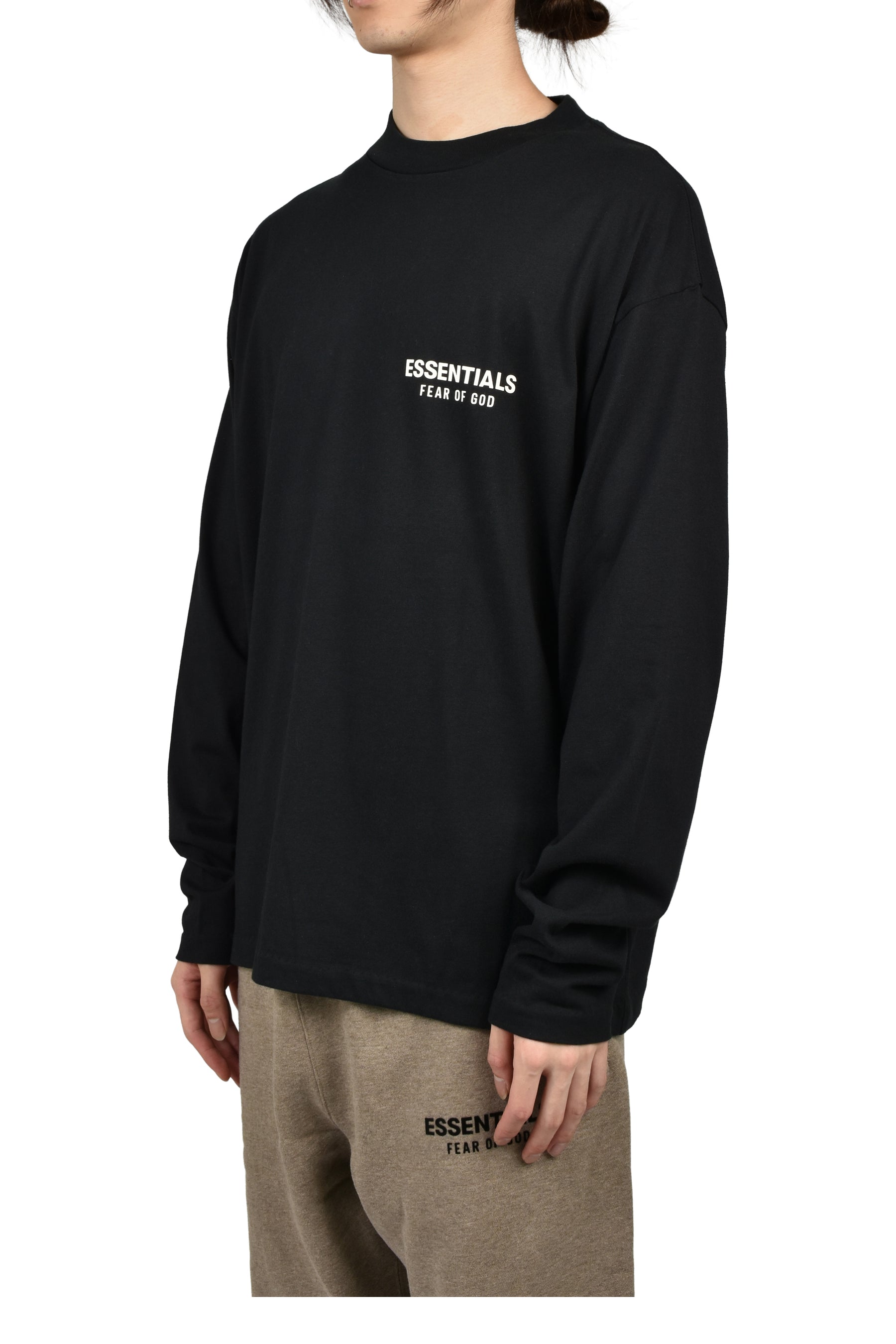 CLASSIC FIT LONG SLEEVE T-SHIRT / VTG BLK / WHT