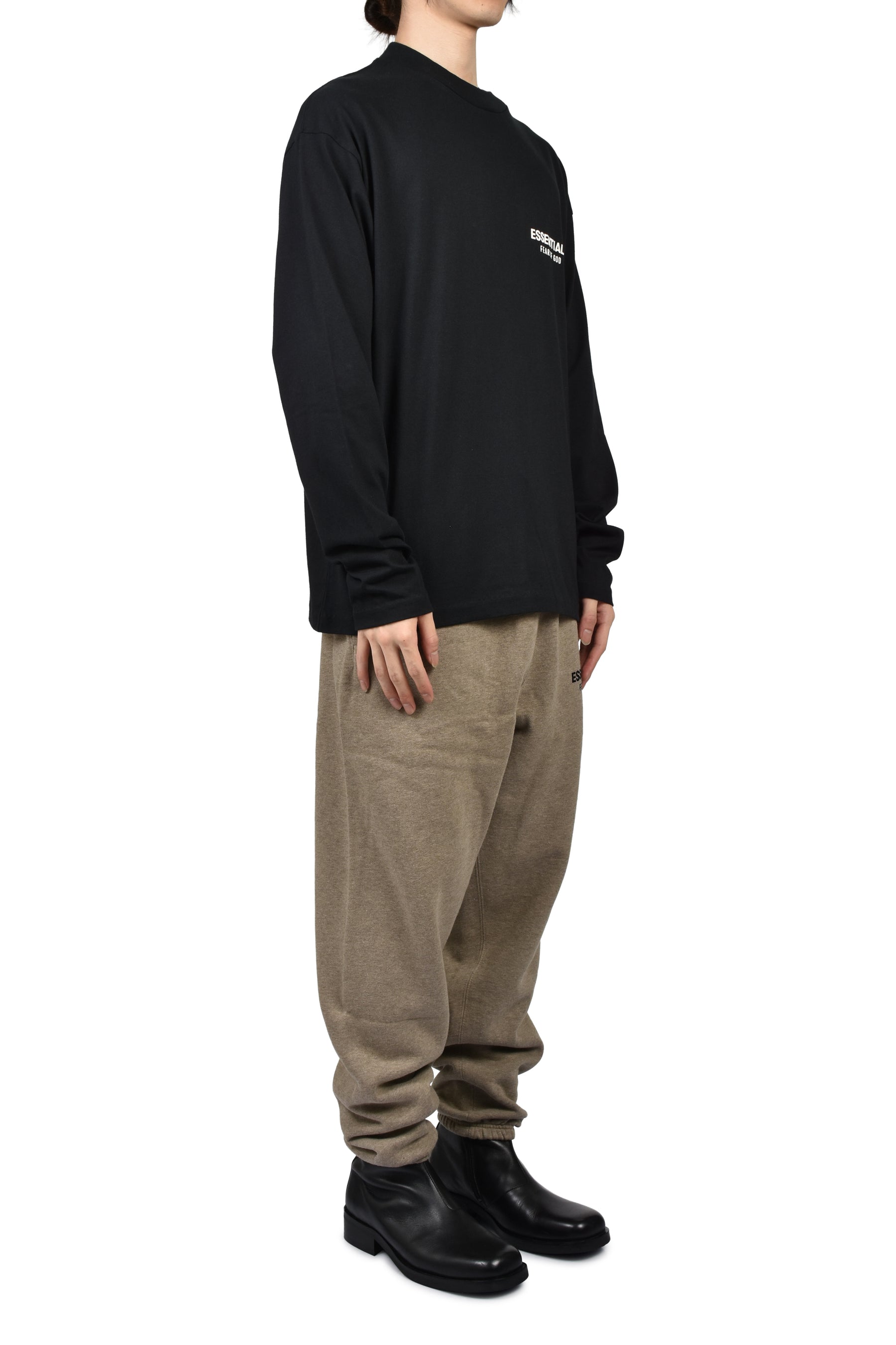 CLASSIC FIT LONG SLEEVE T-SHIRT / VTG BLK / WHT