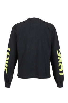 SKULL LOVE L/S T-SHIRTS (EXCLUSIVE) / BLK